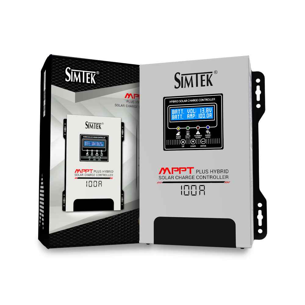 Simtek Hybrid MPPT Solar Charge Controller 120A | 12V/24V Auto - FREE DELIVERY