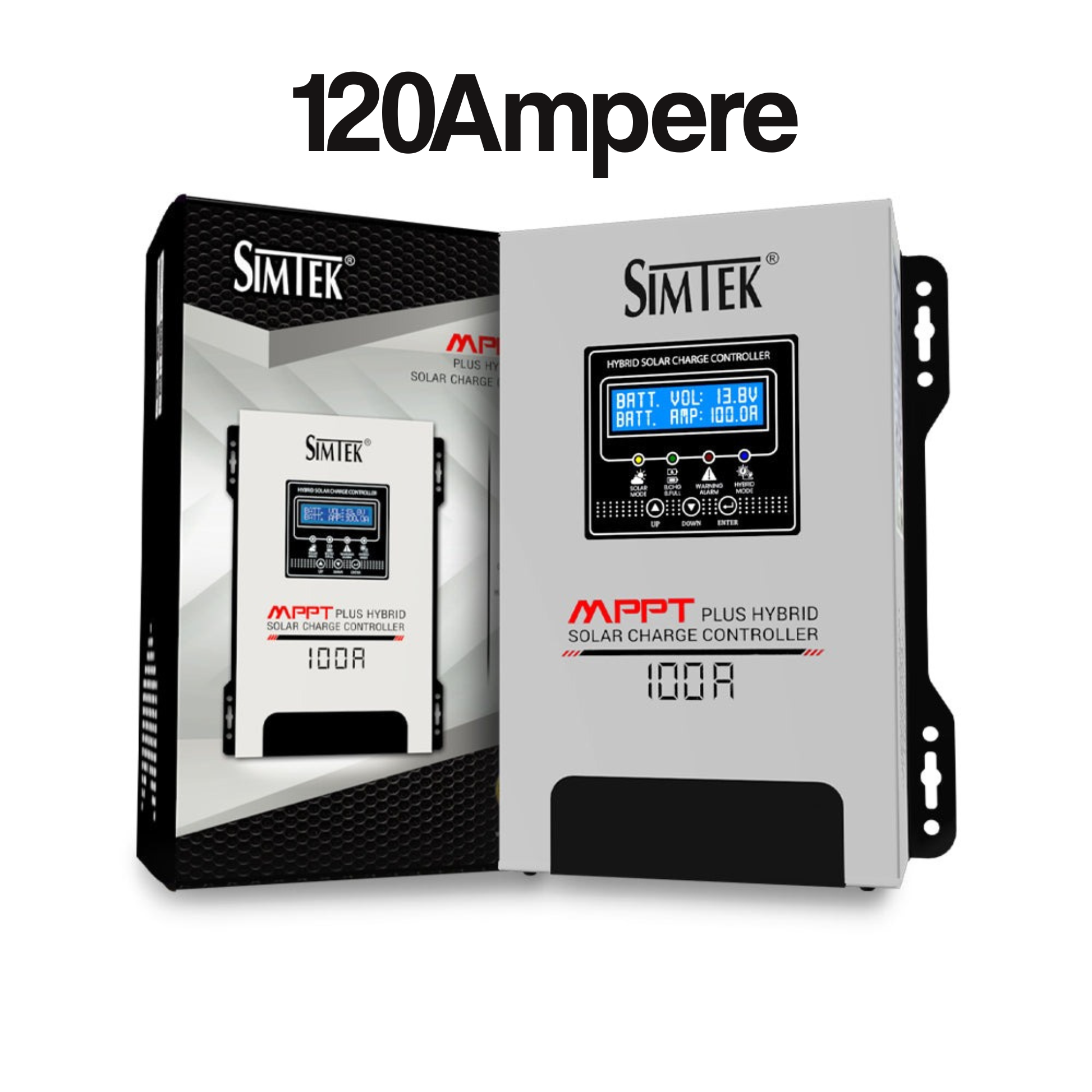 Simtek Hybrid MPPT Solar Charge Controller 120A | 12V/24V Auto - FREE DELIVERY - Zam Zam Store