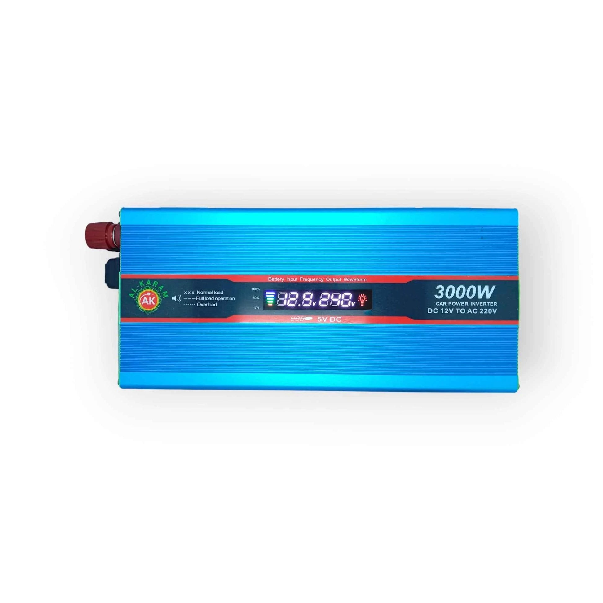 AL KARAM DC Converter 3000W DC 12V  to AC220V Inverter with Display Screen - Zam Zam Store