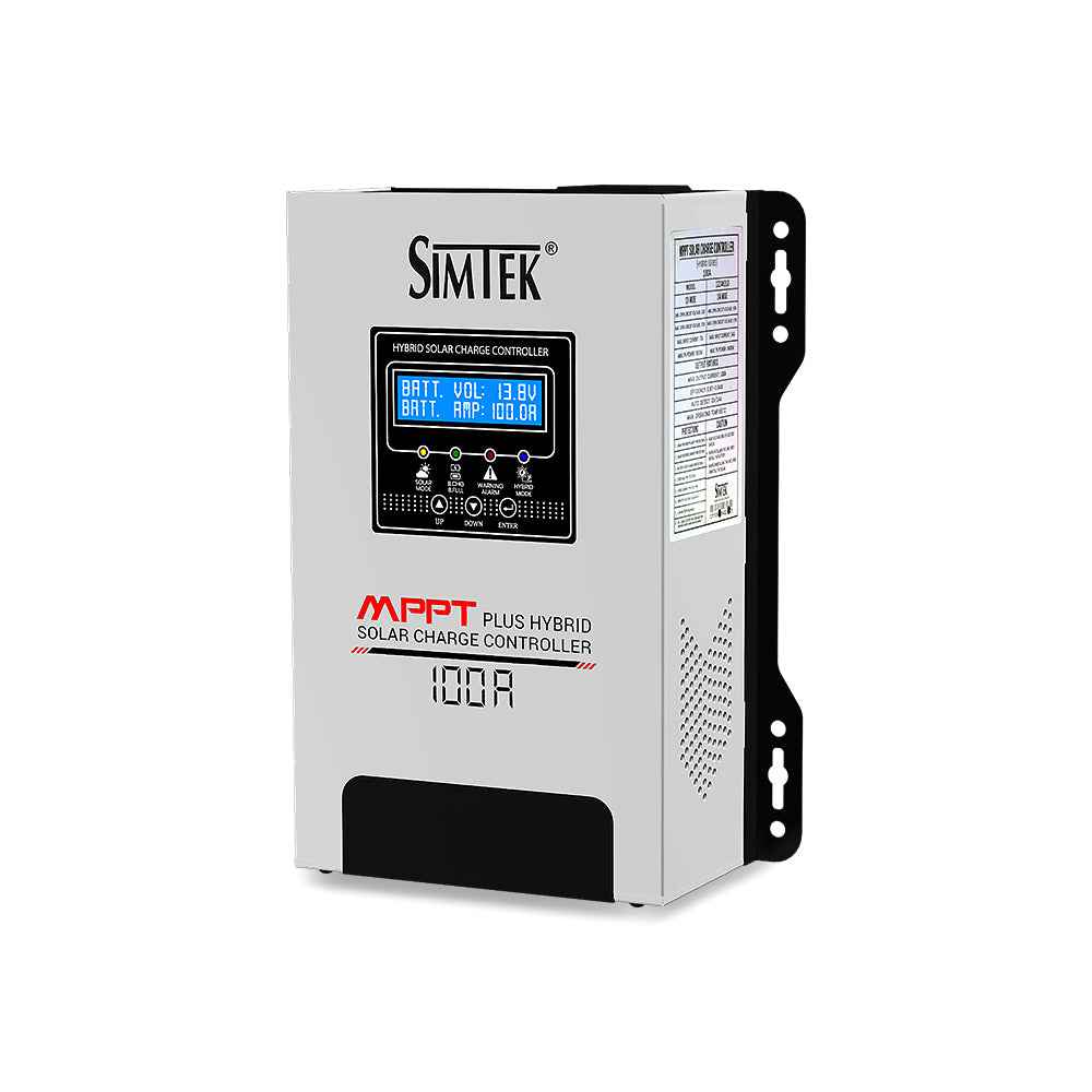 Simtek Hybrid MPPT Solar Charge Controller 120A | 12V/24V Auto - FREE DELIVERY