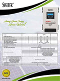 Simtek Hybrid MPPT Solar Charge Controller 120A | 12V/24V Auto - FREE DELIVERY