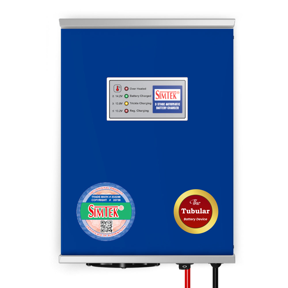 Simtek Battery Charger 24V 20AMP Tubular (6 Month Warranty) - Zam Zam Store