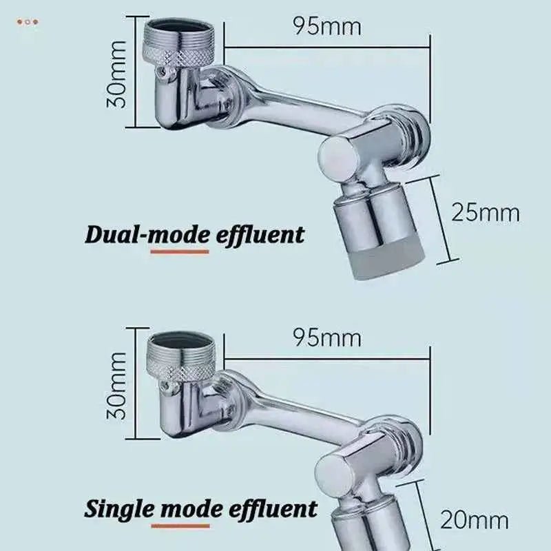 1080° Rotatable Faucet For Kitchen & Washroom | Sink Faucet Rotating | Sink Extender Faucet - Zam Zam Store