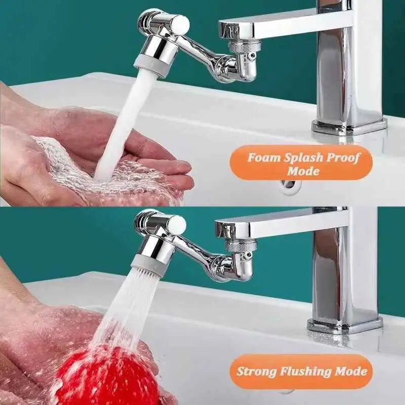 1080° Rotatable Faucet For Kitchen & Washroom | Sink Faucet Rotating | Sink Extender Faucet - Zam Zam Store