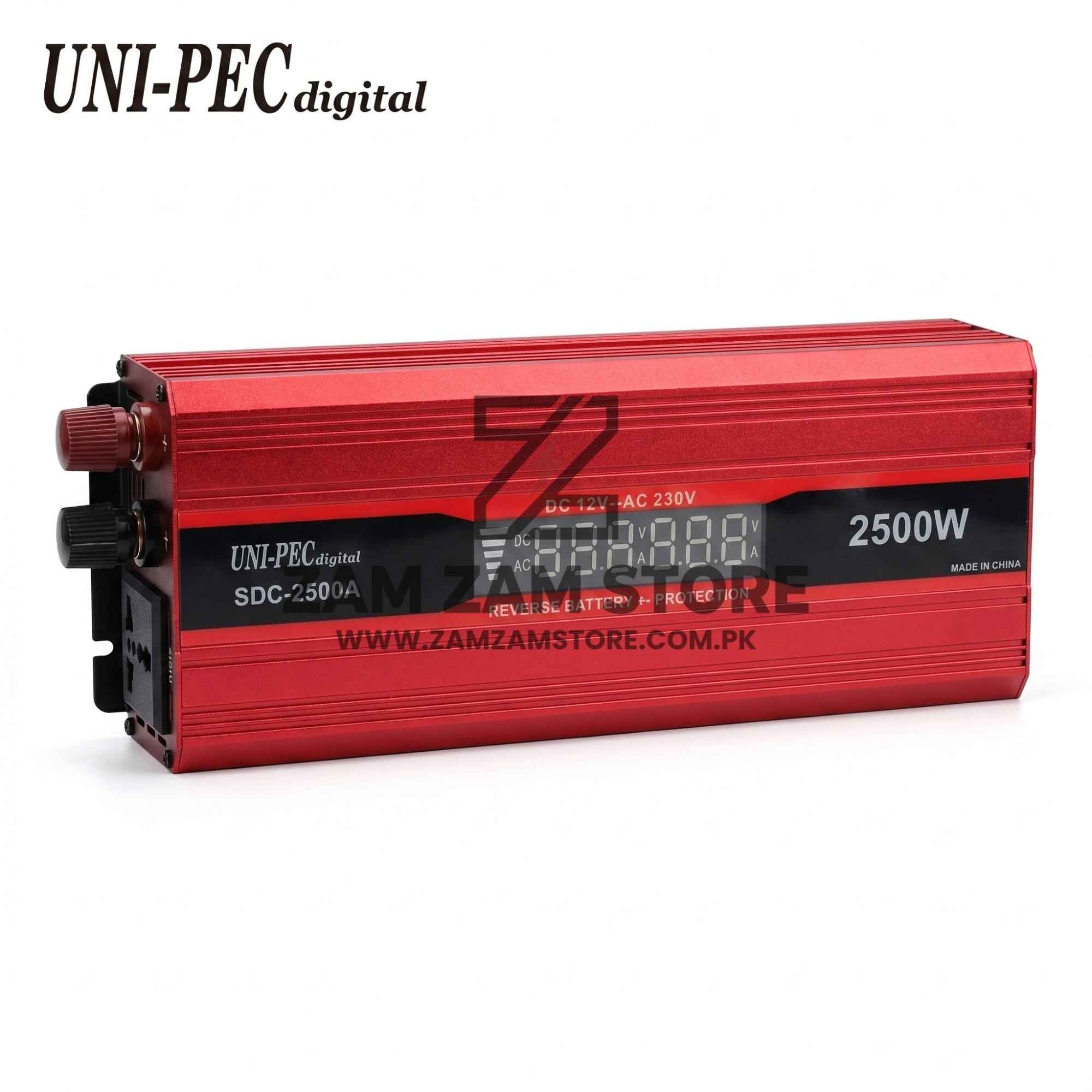 UNI PEC 2500W Inverter DC 12V to AC 220V with Digital Display