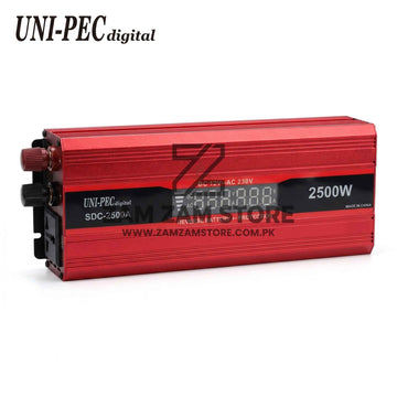 UNI PEC 2500W Inverter DC 12V to AC 220V with Digital Display