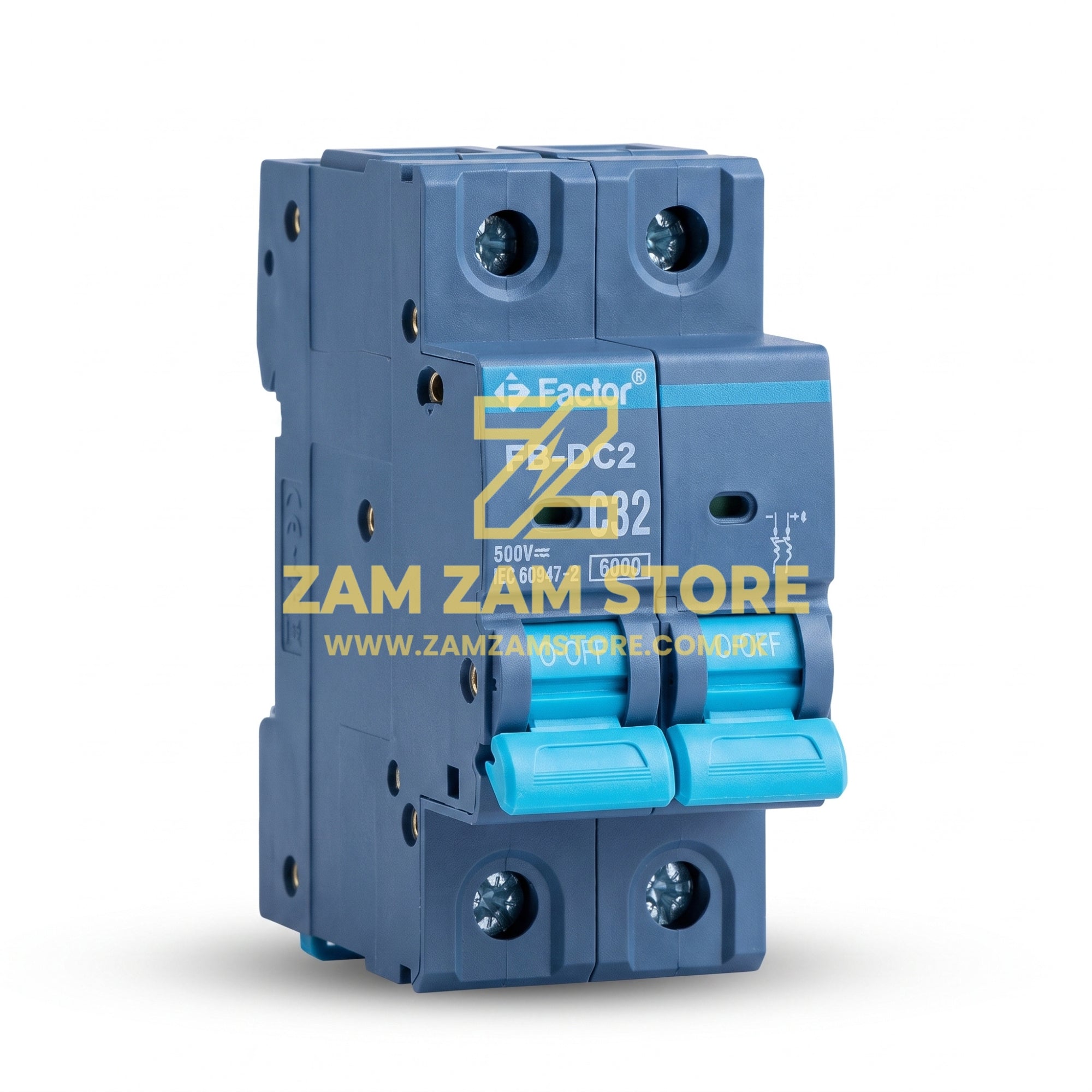 Factor FB-2 DC 32A 2 Pole DC Circuit Breaker | 1 Year Warranty