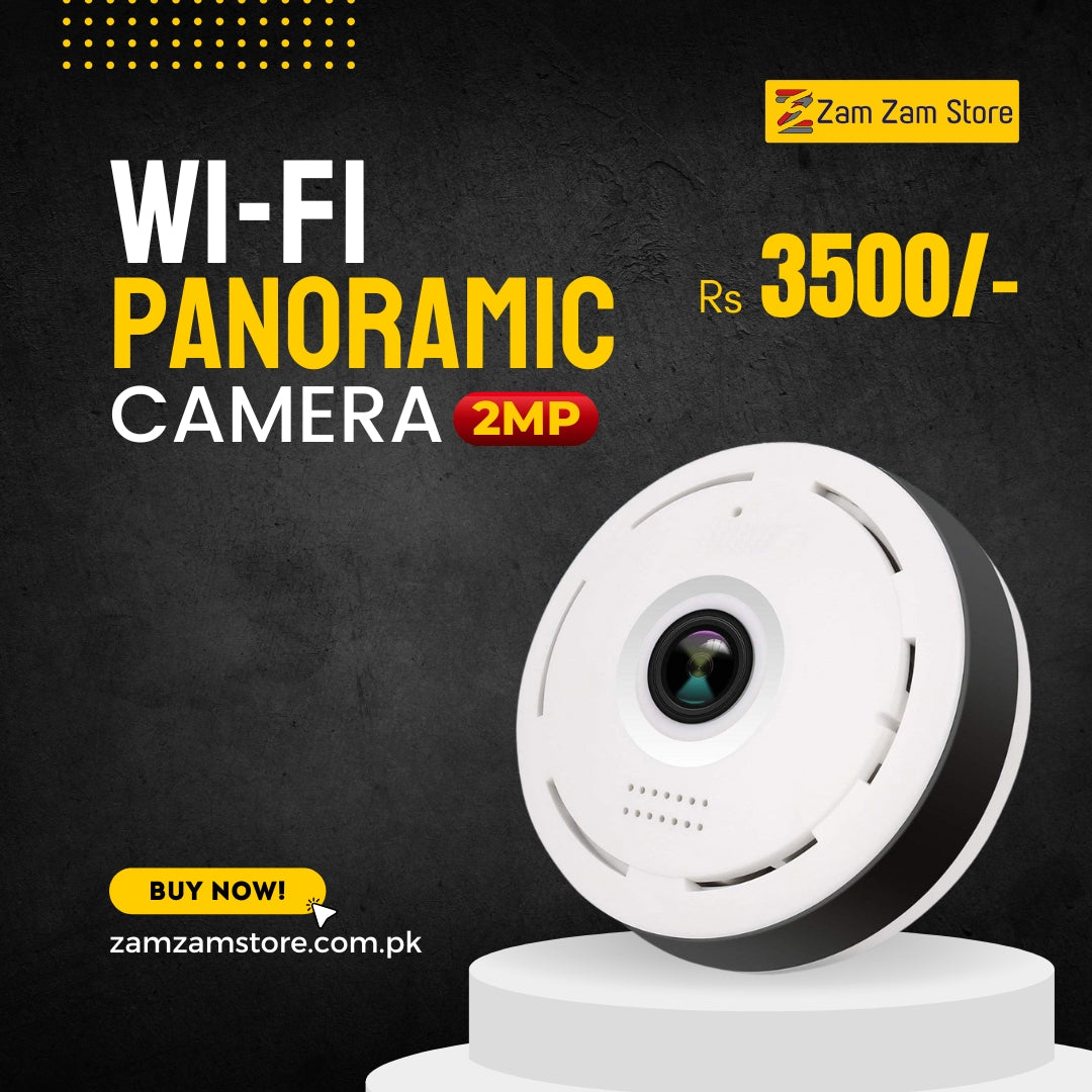 Wifi Panoramic Fisheye 360 Wide Angle Camera - Zam Zam Store