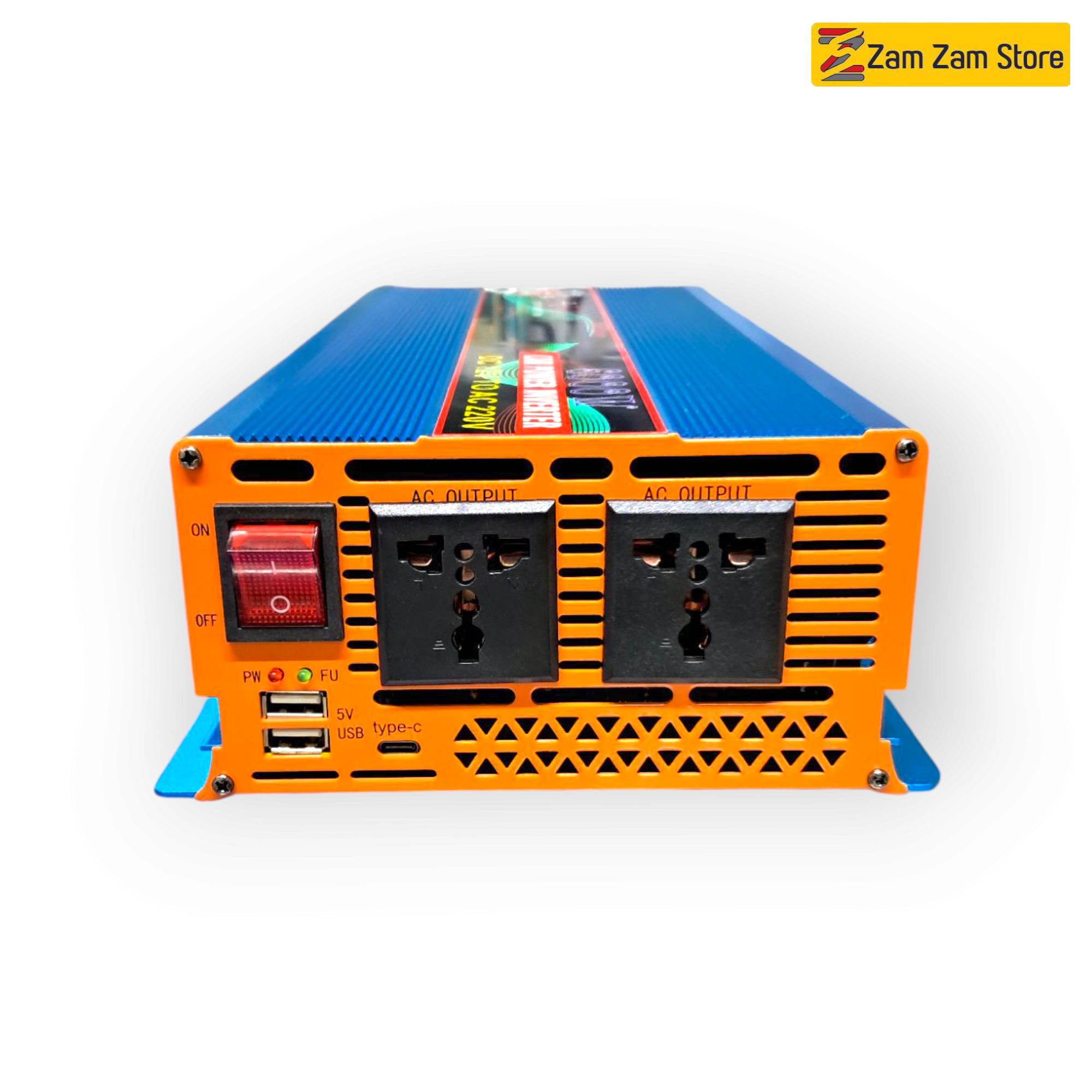 AL Karam 6000W Inverter | 12V DC to 220V AC with Display Screen - Zam Zam Store