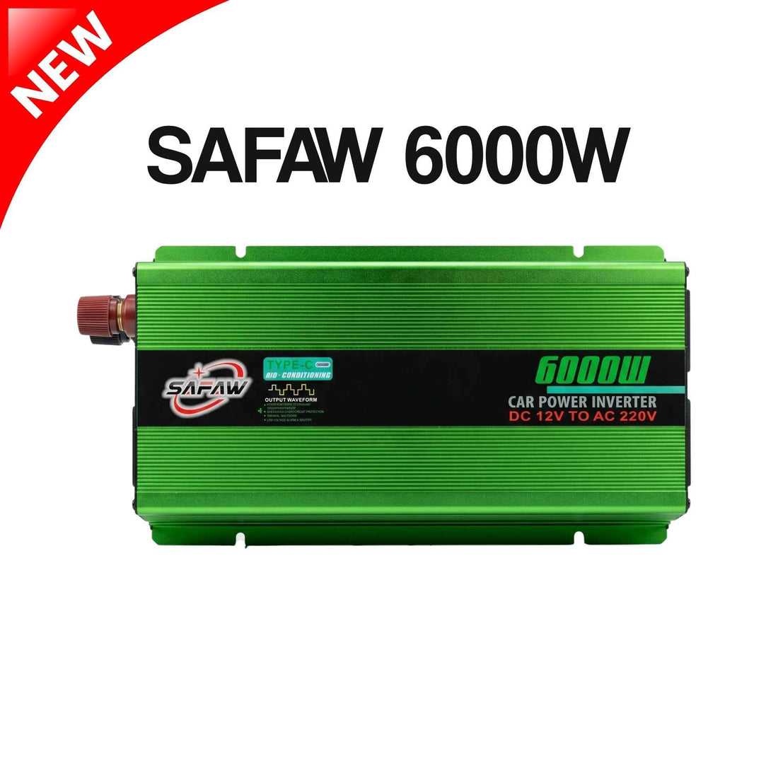SAFAW 6000W Car Power Inverter 12V to 220V