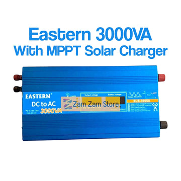 Eastern 3000 VA 12V DC to 220V AC Inverter with Builtin MPPT Solar Charger