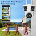 WiFi 2MP Outdoor PTZ Camera 3 Lens