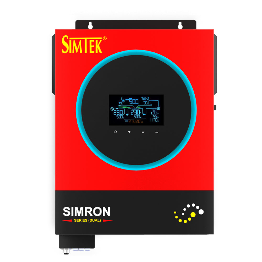 Simtek SIMRON (DUAL) 4KW-24V Solar Inverter - Zam Zam Store