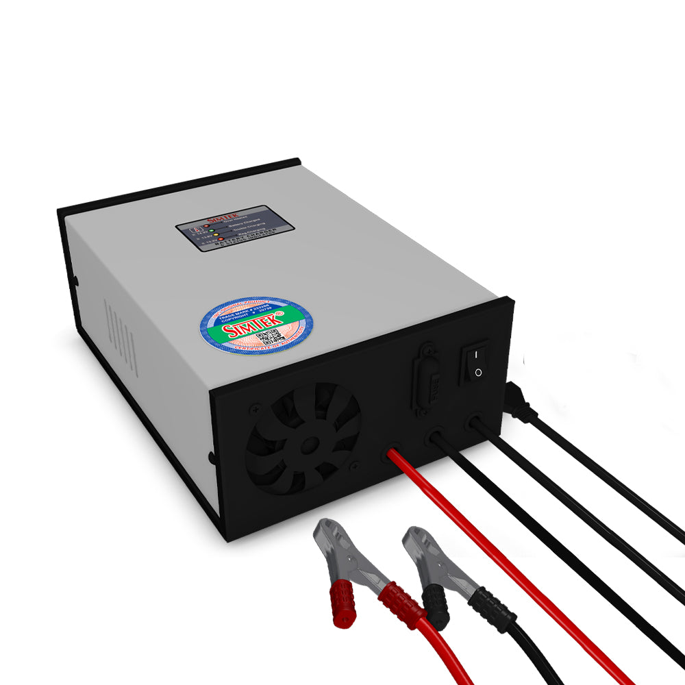 Simtek Battery Charger 24V 10AMP Tubular (6 Month Warranty) - Zam Zam Store