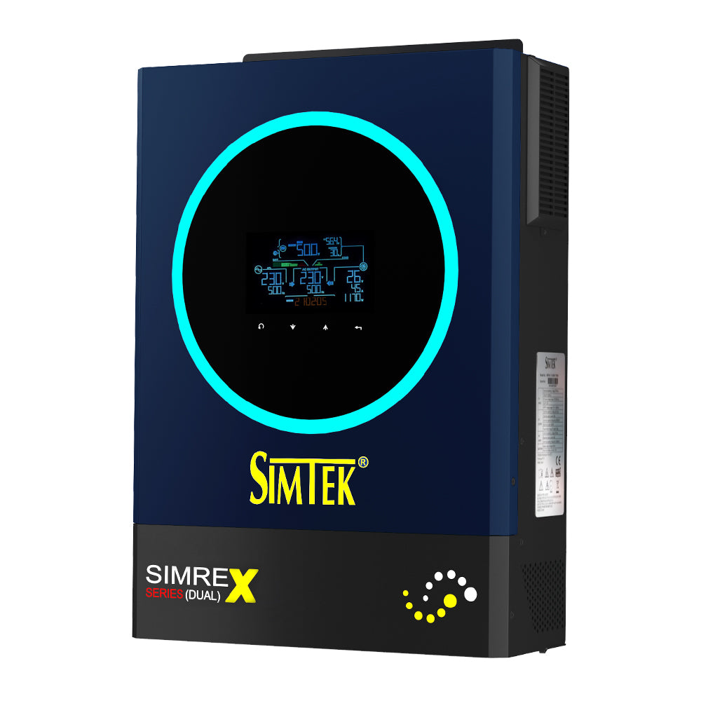 Simtek SIMREX (DUAL) 6KW-48V Hybrid Solar Inverter