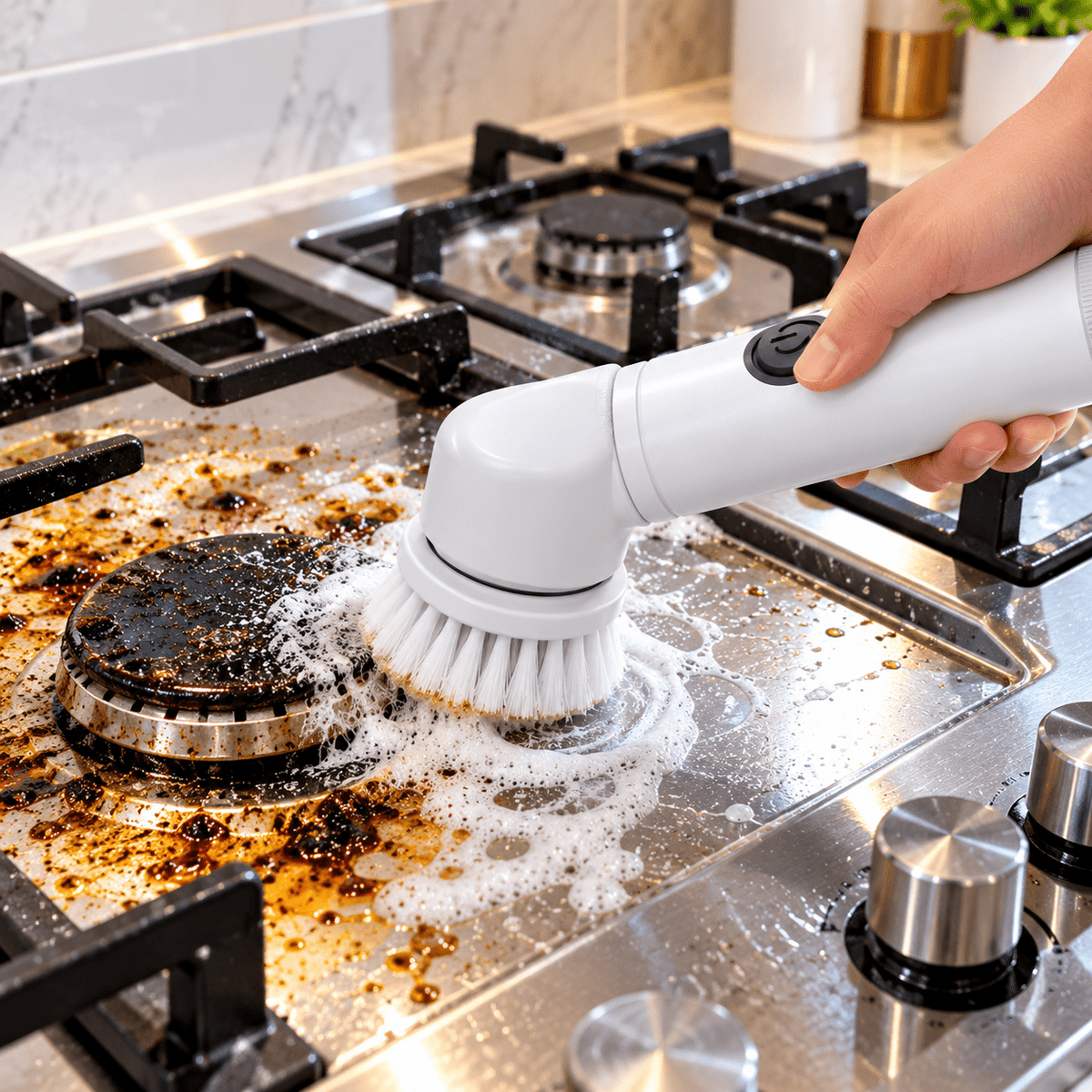 5-in-1 Electric Cleaning Brush – Stop Scrubbing by Hand - Zam Zam Store