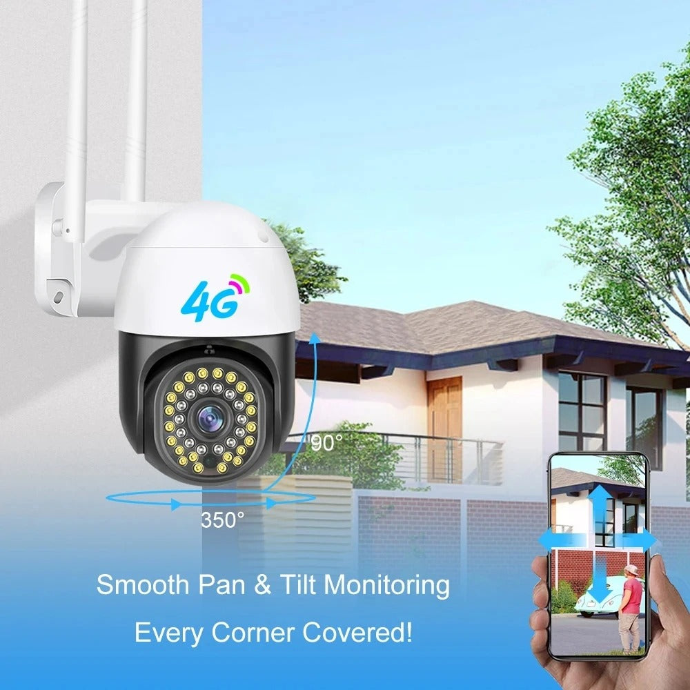 WiFi Ptz Outdoor Night Color 1080p CameraIntroducing the V380 2MP 4G Auto Tracking PTZ Camera - Your Ultimate Outdoor Security Solution! 📹🏡Upgrade your home security to the next level with our feature-pacWiFi Ptz Outdoor Night Color 1080p CameraZam Zam Store