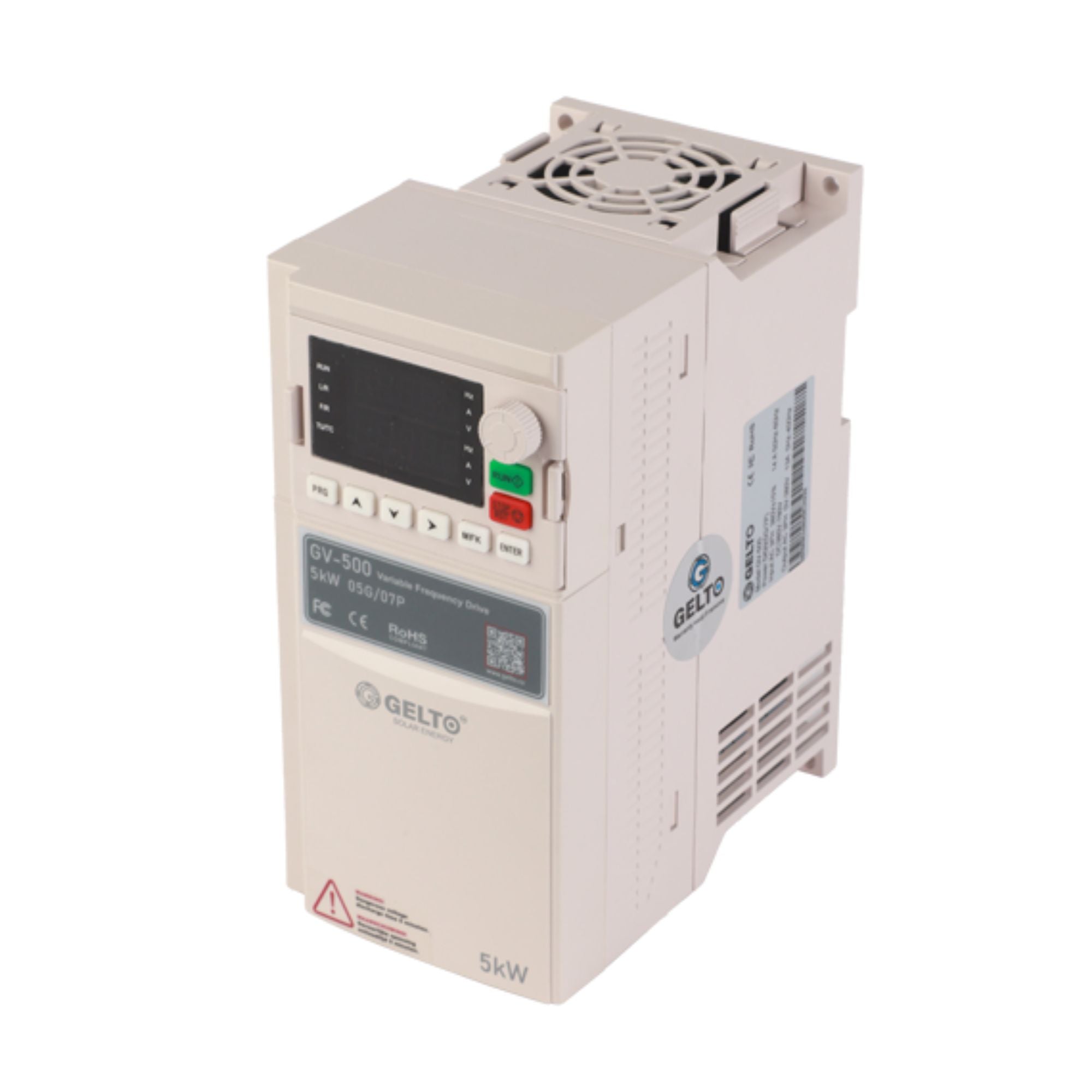 Gelto GV-500 5KW VFD – 7.5HP Variable Frequency Drive