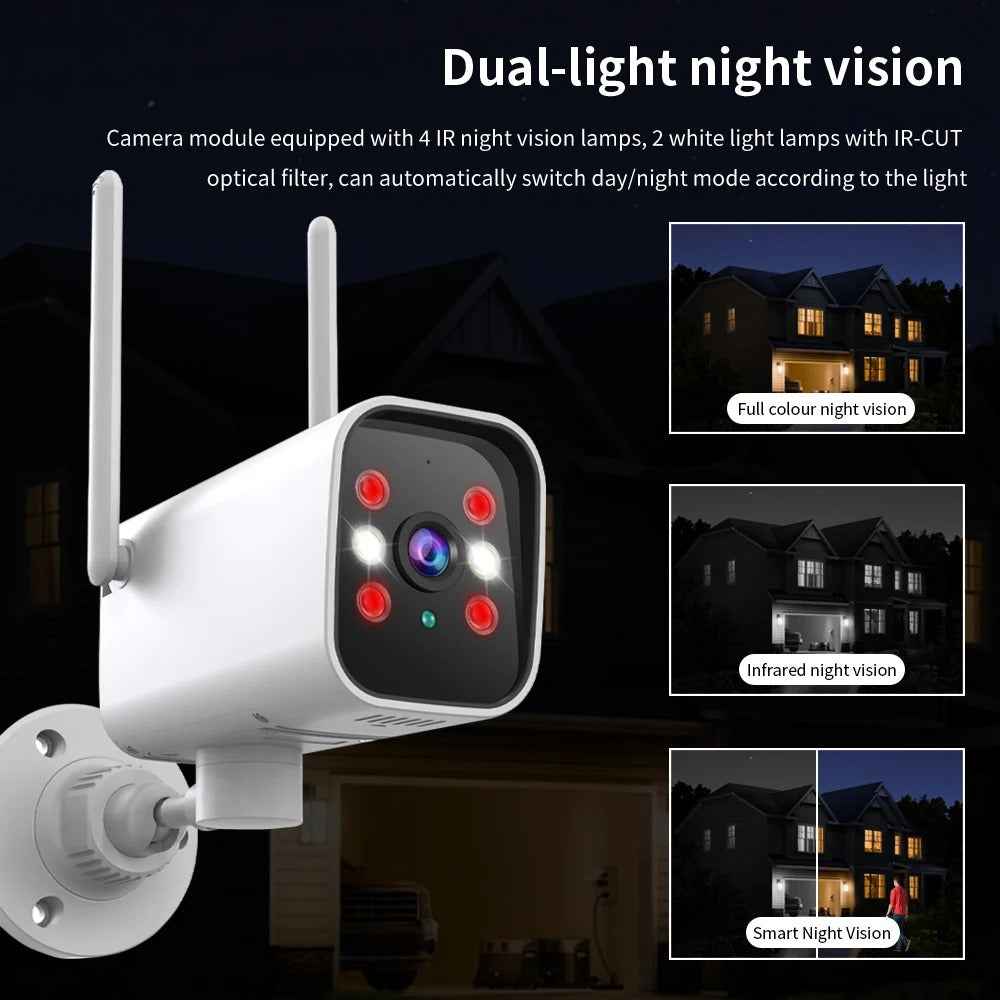 WiFi Outdoor Bullet PTZ Security Camera 2MP