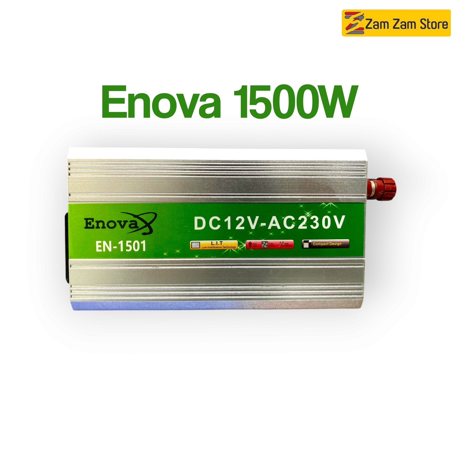 Enova 1500W DC to AC Inverter | 12V to 220V - Zam Zam Store
