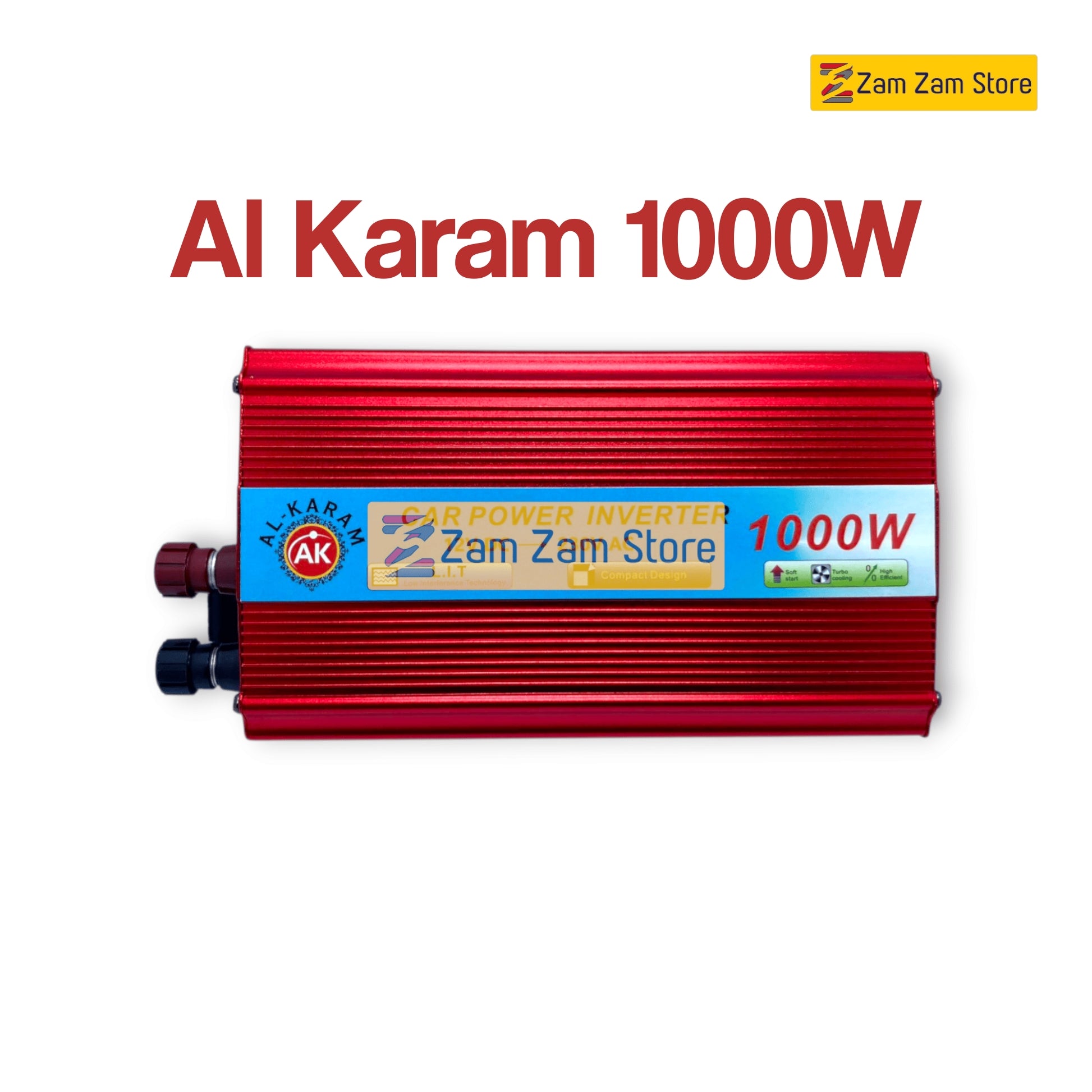 AL Karam 1000W Inverter 12V DC to AC 220V - Zam Zam Store