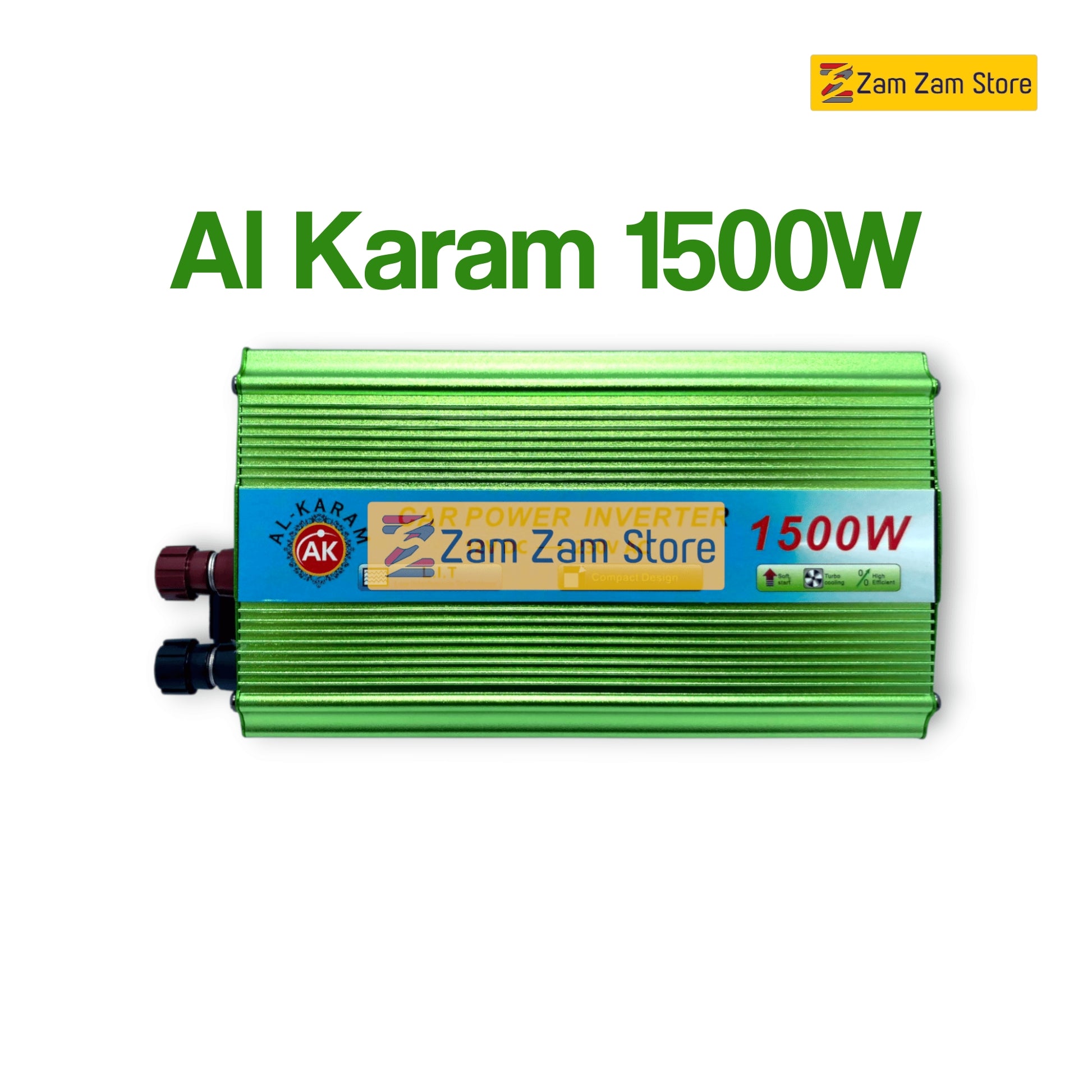 AL Karam 1500W Inverter 12V DC to AC 220V - Zam Zam Store