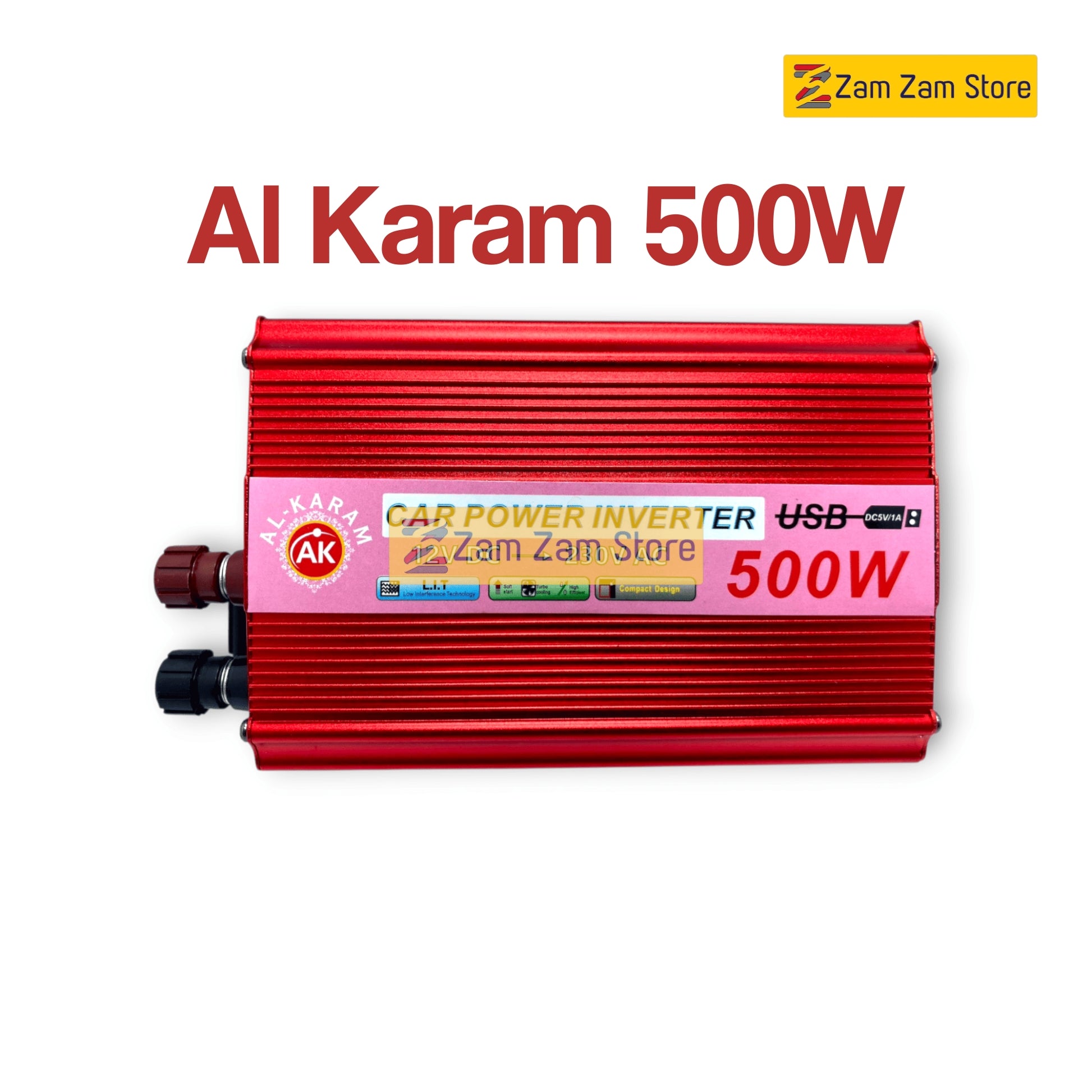 AL Karam 500W Inverter 12V to 220V - Zam Zam Store