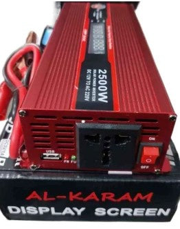DC Converter AL KARAM 2500w DC 12V  to AC220V Inverter - Zam Zam Store