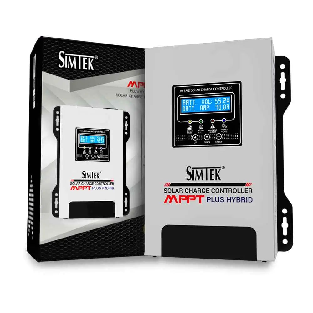 Simtek MPPT Hybrid Solar Charge Controller 65A | 48V Auto Detection