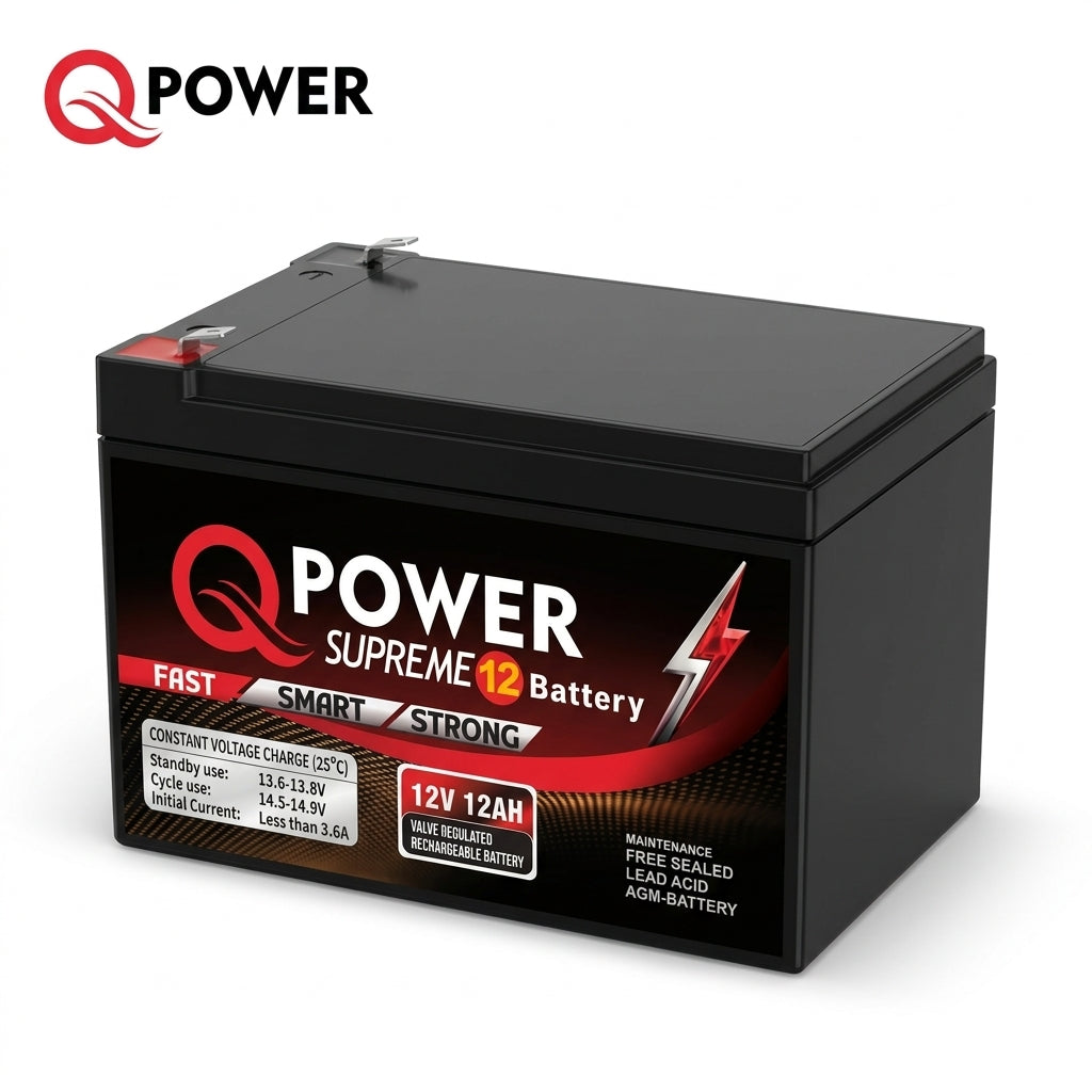 Q Power Supreme 12V 12Ah Battery