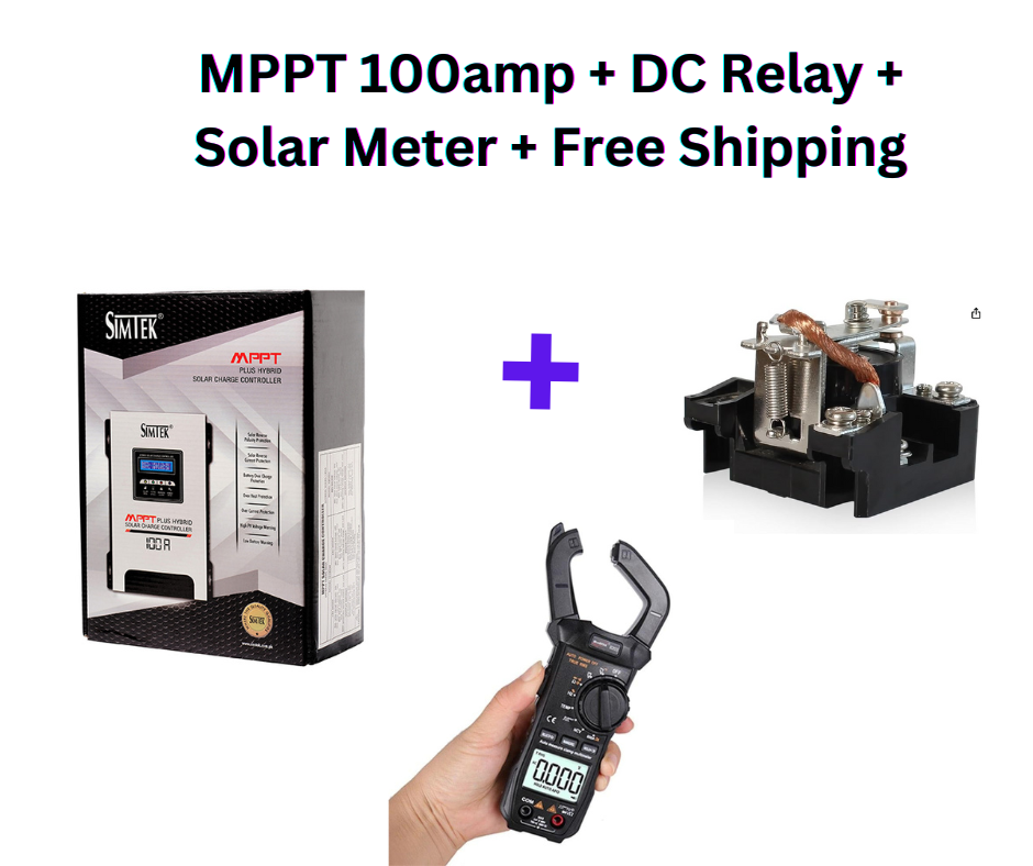 Buy MPPT 100amp + DC Load Relay + Get Free Shipping + Discount