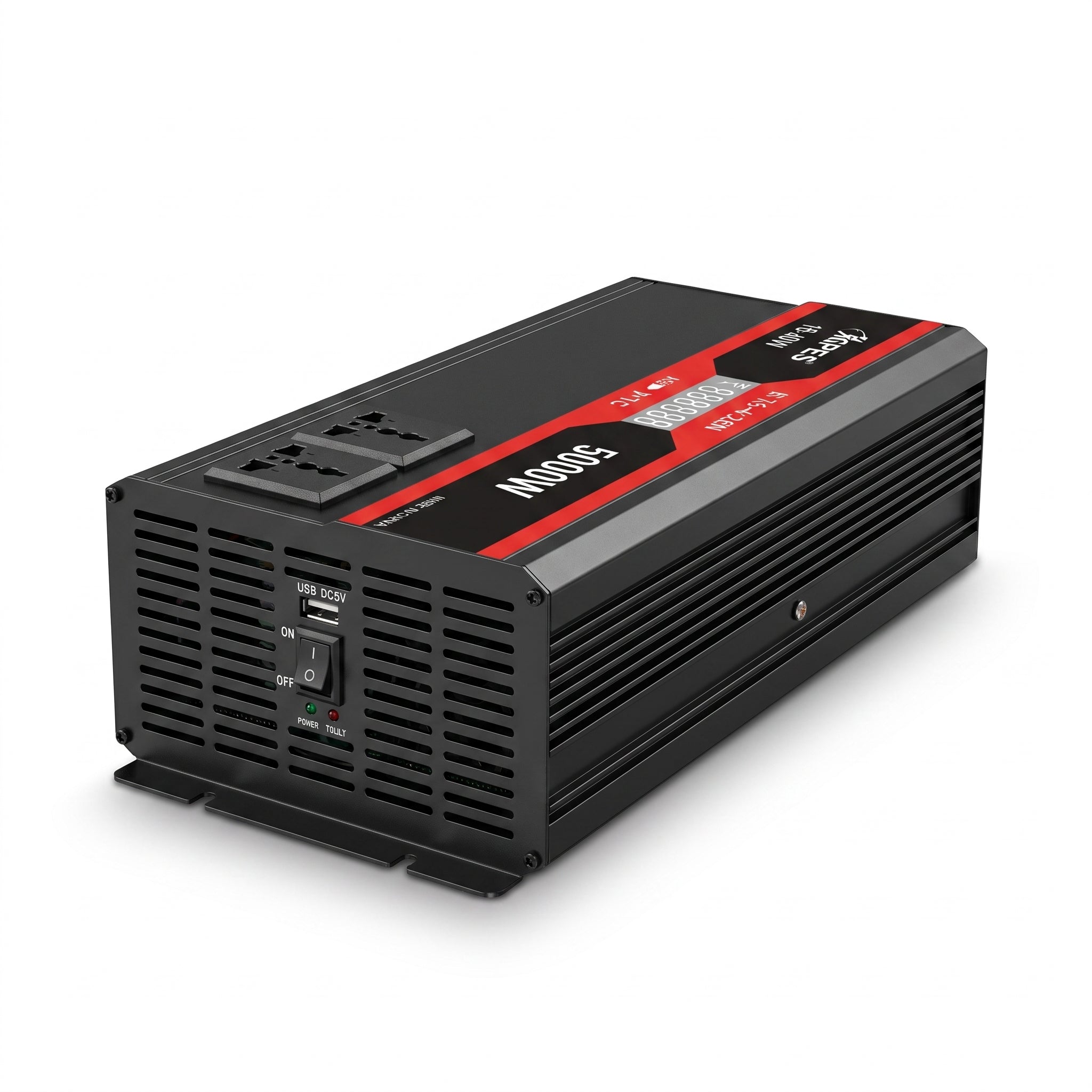 Hopes 5000W DC 12V to AC 220V Power Inverter with Display