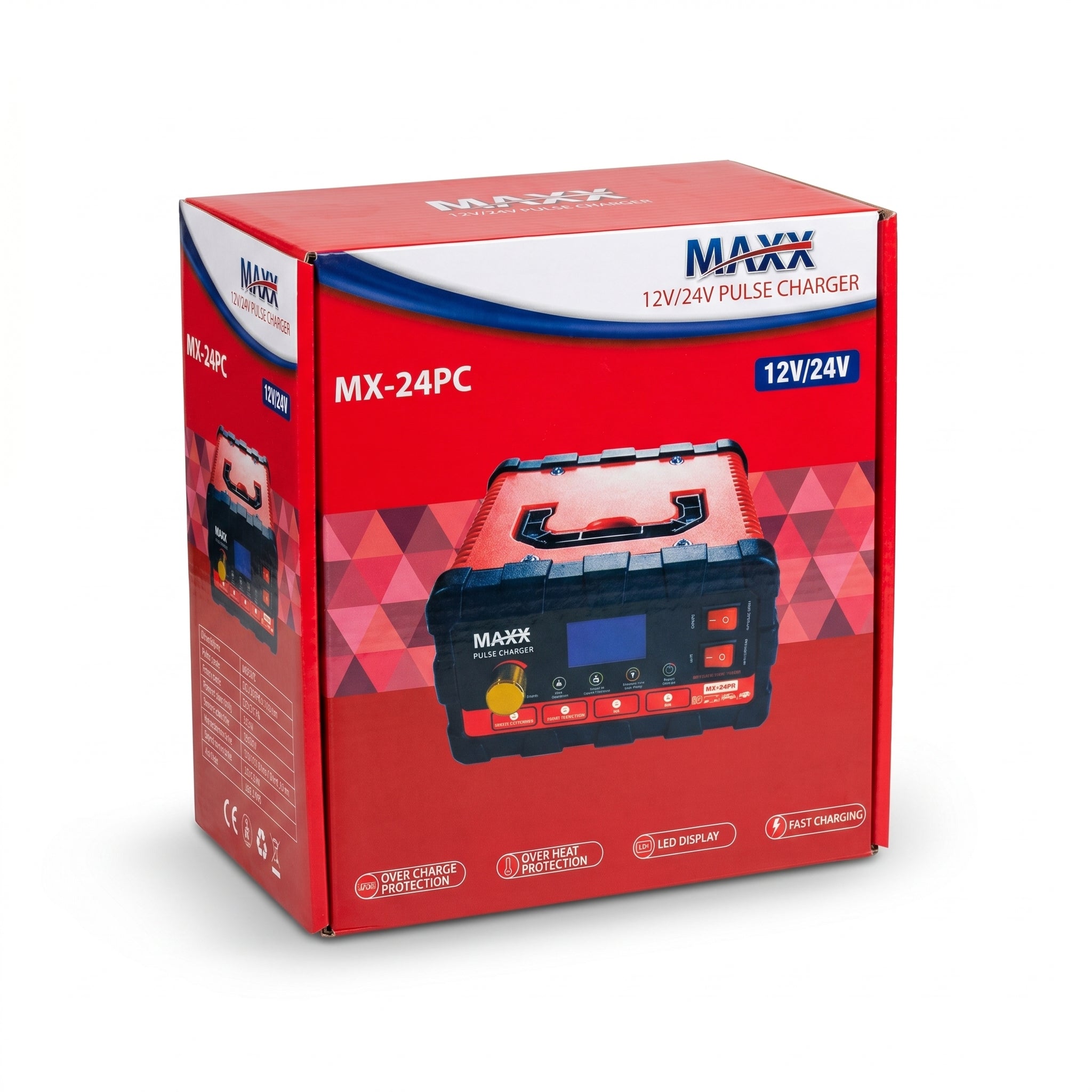 MAXX Pulse Battery Charger 12V/24V for Tubular & Lithium Battery