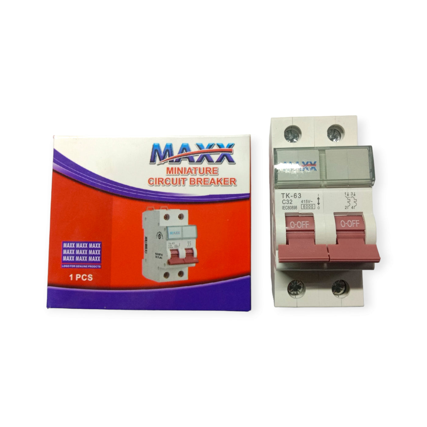 MAXX Mppt Cutoff Circuit Breaker - Double PoleIntroducing the "Maxx Miniature Circuit Breaker | Single Pole" ⚡️! This compact powerhouse ensures electrical safety with its advanced technology. 🛡️ Perfect for reMAXX Mppt Cutoff Circuit Breaker - Double PoleZam Zam Store