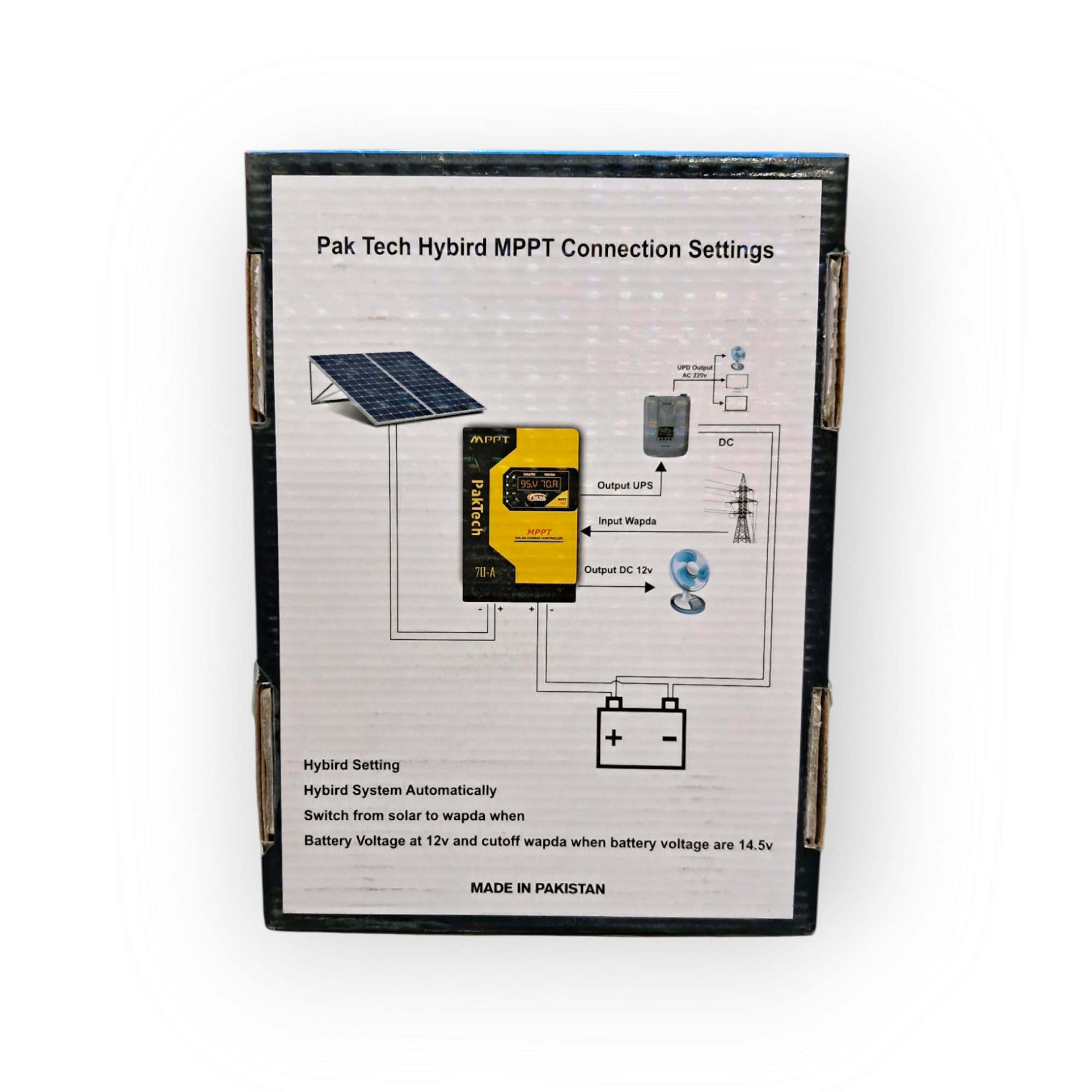 Paktech MPPT Controller 70AMP 2025 Model | Non Hybrid - Zam Zam Store