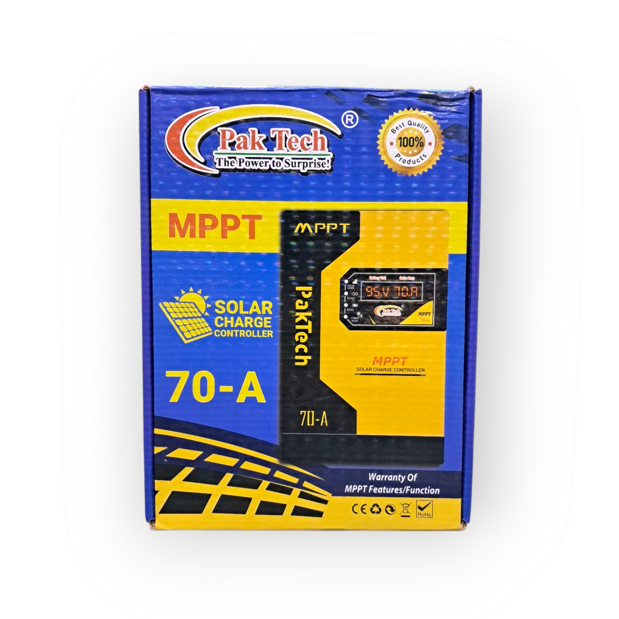 Paktech MPPT Controller 70AMP 2025 Model | Non Hybrid - Zam Zam Store