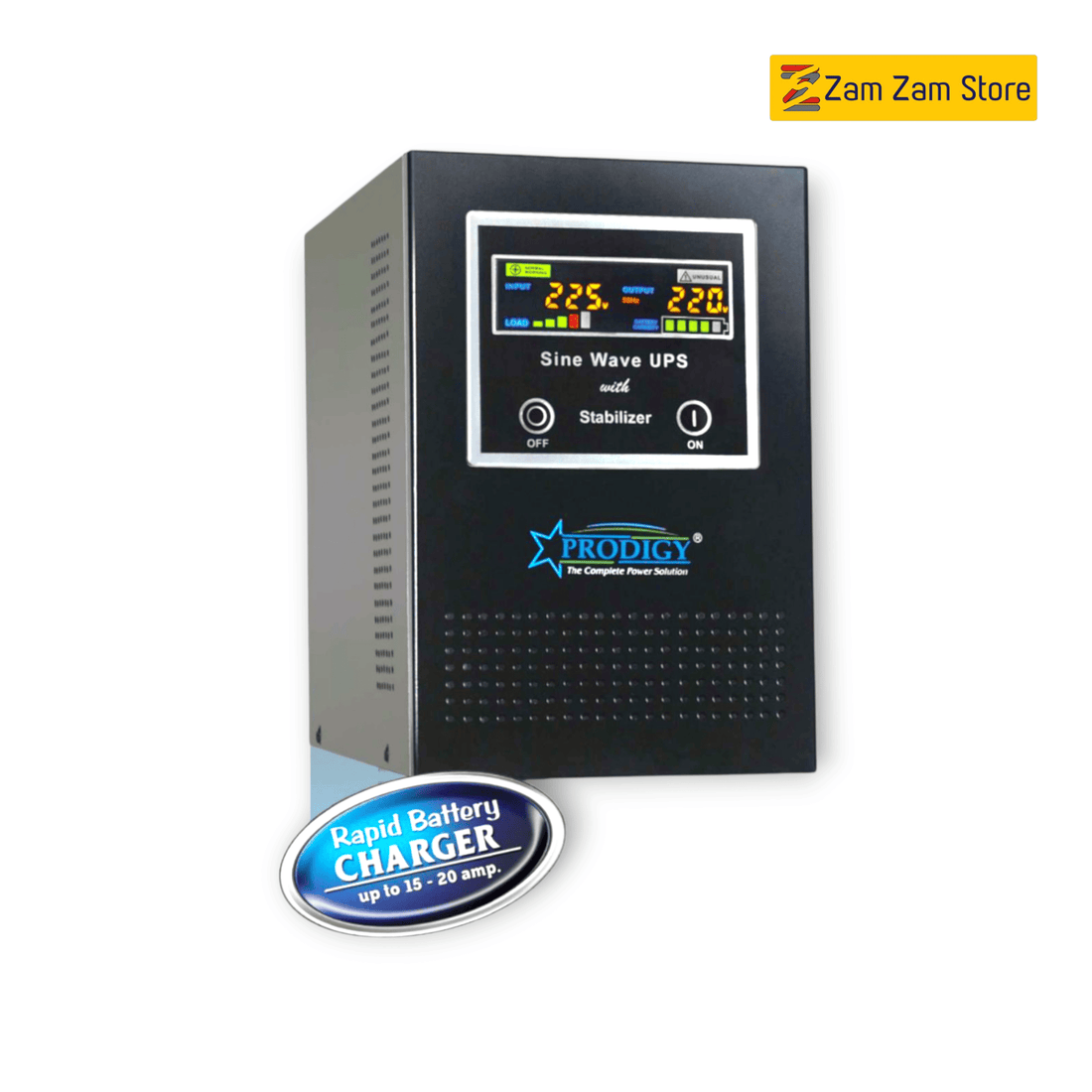 Prodigy Sine Wave UPS 1000VA 12V with built in Stabilizer