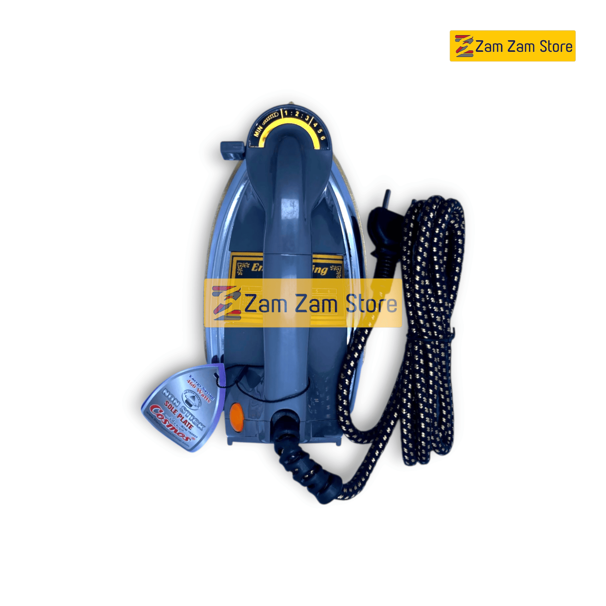 Cosmos 460 Watt Energy Saver Electric Iron – Indonesia Imported - Zam Zam Store