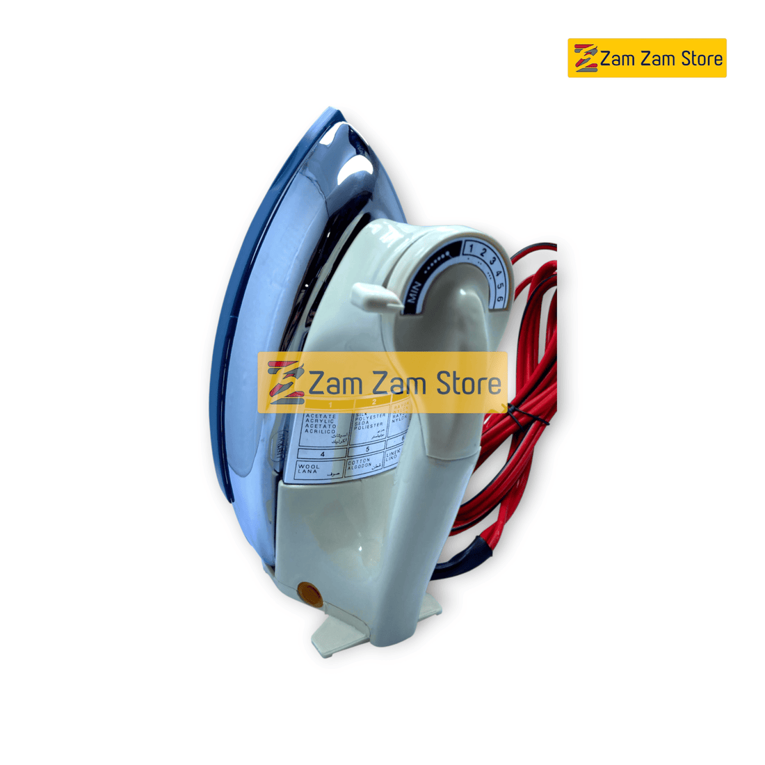 Bitanzo DC Iron 12V | Energy Saving Travel Iron - Zam Zam Store