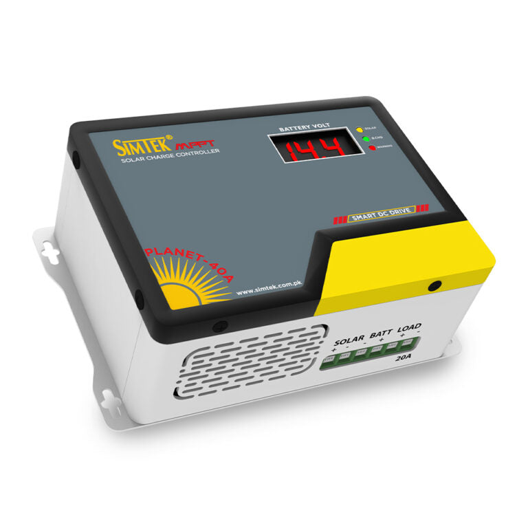 Simtek Planet40-40A MPPT Solar Charge Controller -               6 Months Warranty - Zam Zam Store