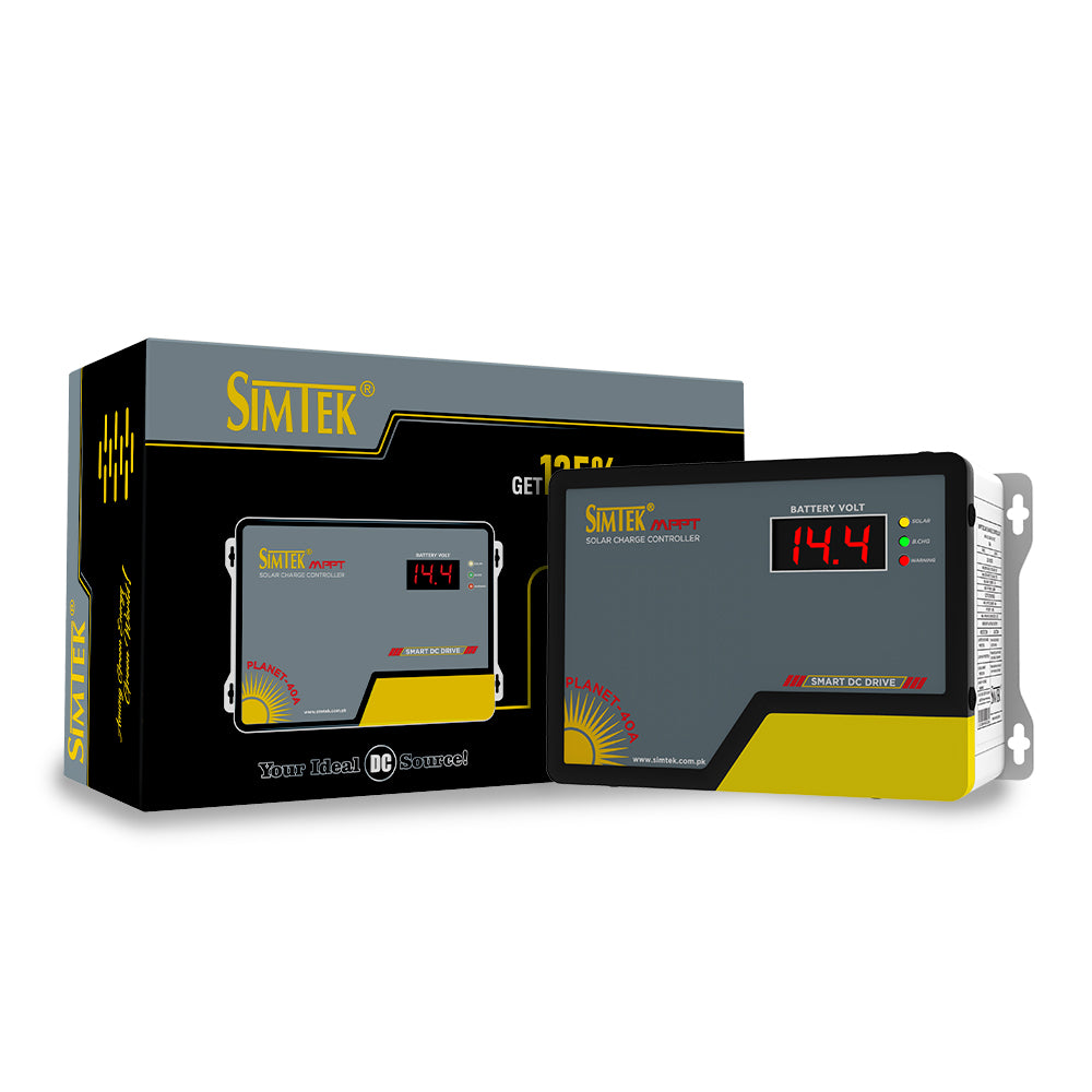 Simtek Planet40-40A MPPT Solar Charge Controller - 3 Months Warranty
