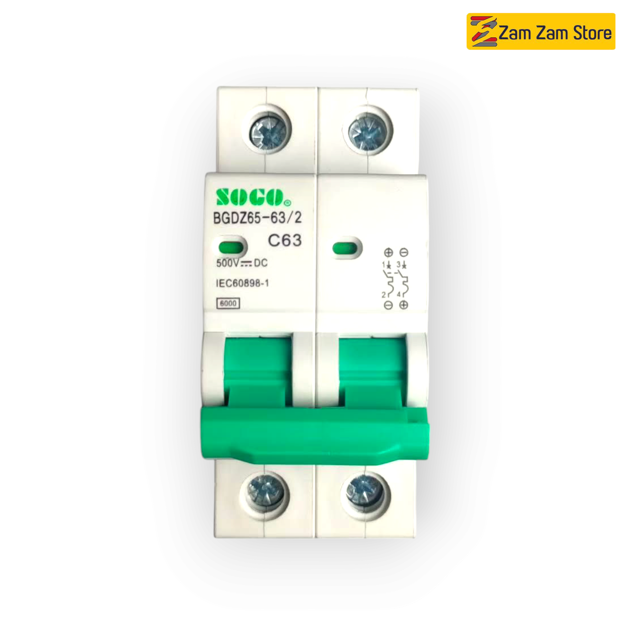 SOGO DC Breaker – 32A & 63A | 500V High Voltage Breaker - Zam Zam Store