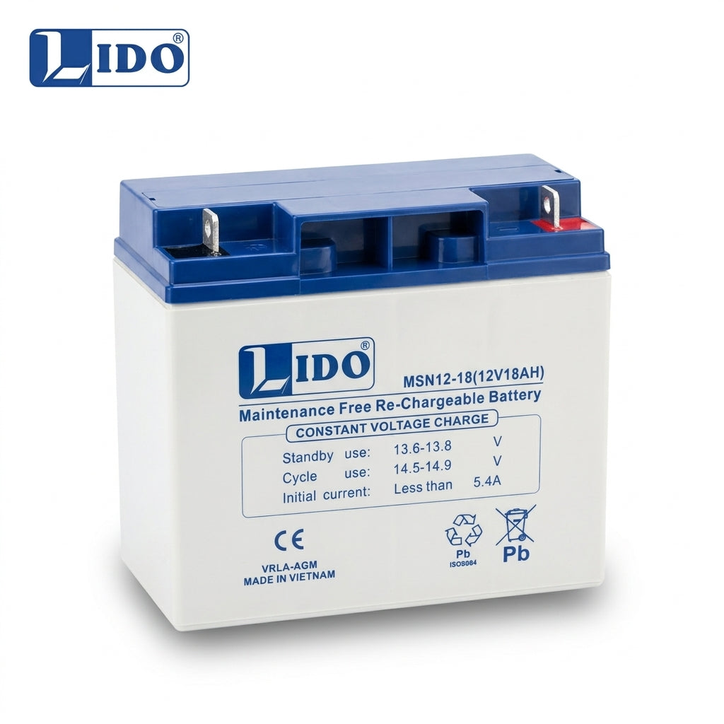 LIDO 12v 18ah Dry Battery