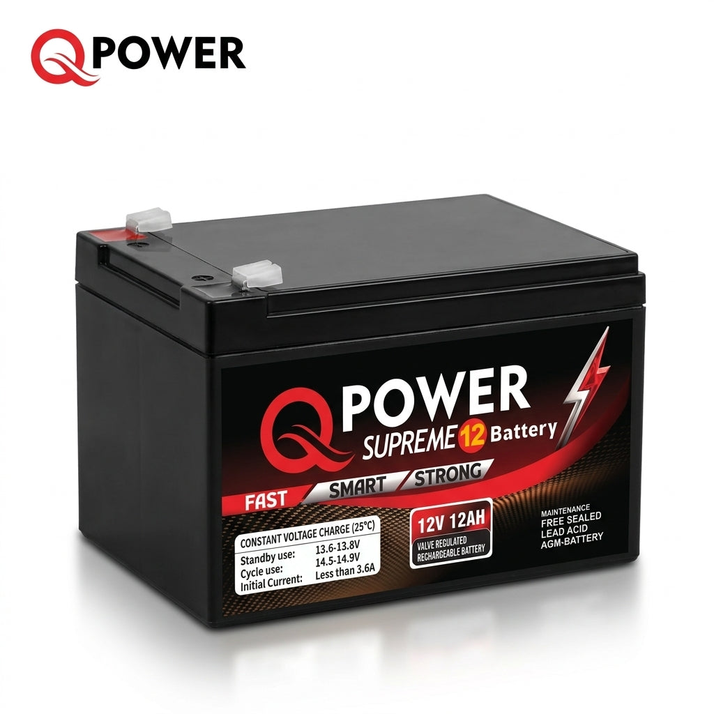 Q Power Supreme 12V 12Ah Battery