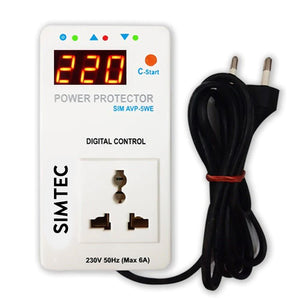 SIMTEC Automatic Digital Voltage Protector - Zam Zam Store