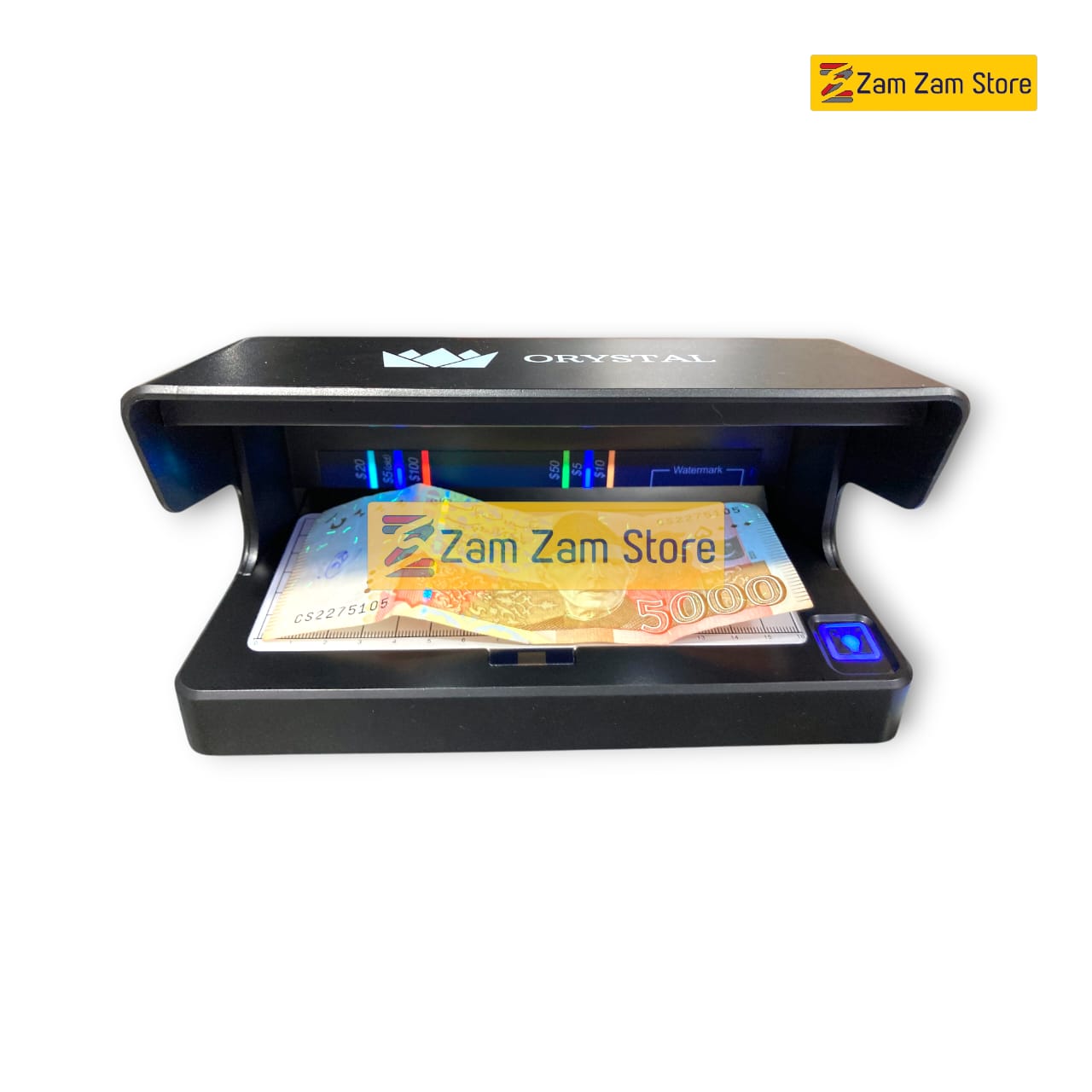 Orystal Counterfeit Detector – Fake Currency UV Light Checker - Zam Zam Store