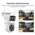 WiFi Dual Lens Outdoor PTZ Camera 2MP