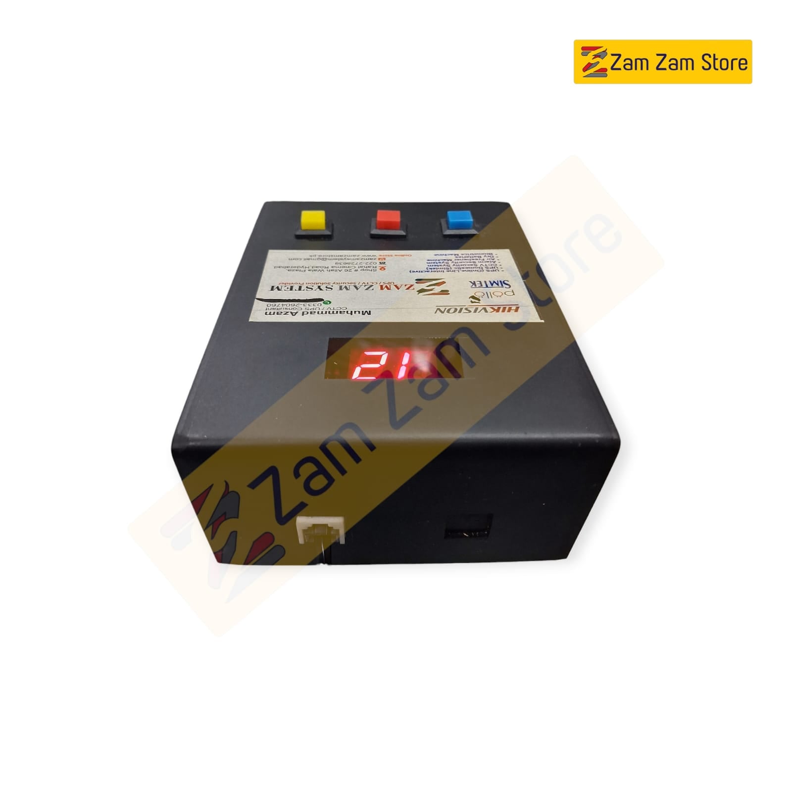 Patient Ticket Counter System – 2 Digit Display (Wired QMS)