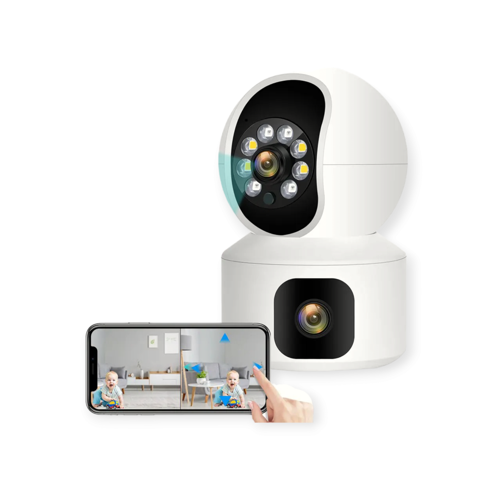 Wifi 4MP WiFi Camera with Dual Screens - Zam Zam Store