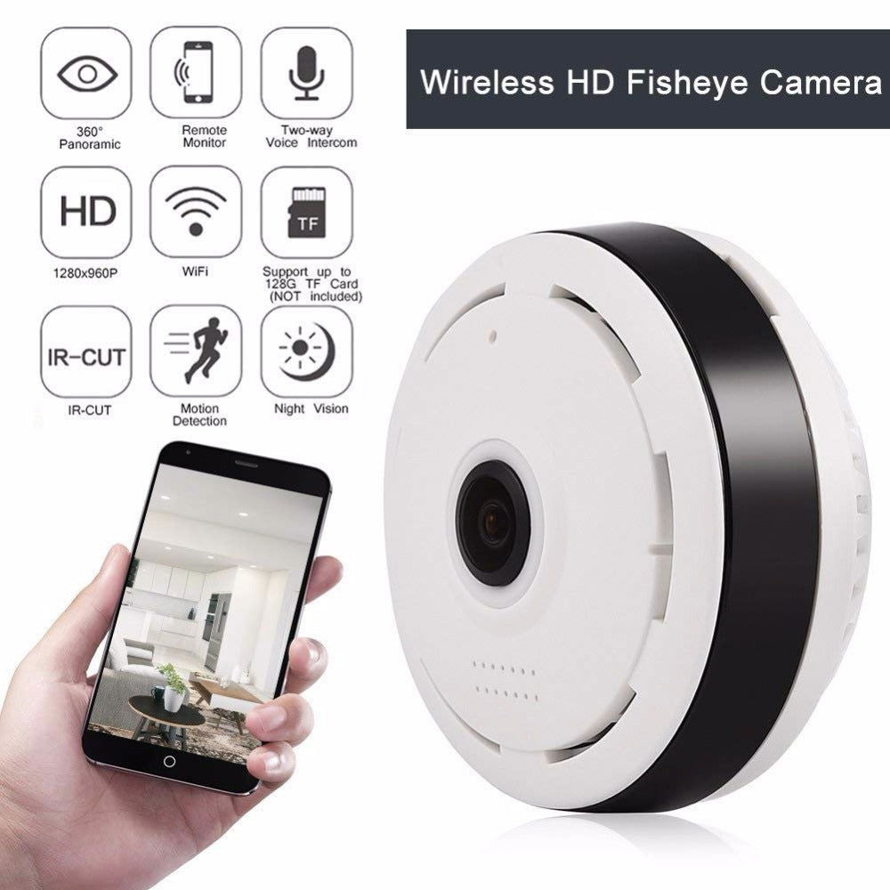 Wifi Panoramic Fisheye 360 Wide Angle Camera - Zam Zam Store